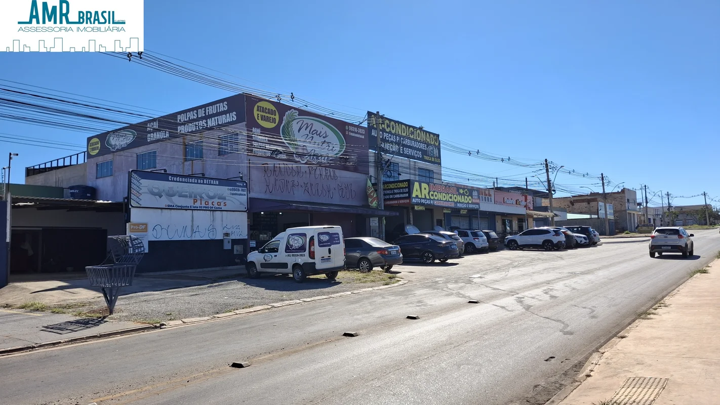 AMRBRASIL VENDE PREDIO NA ADE GAMA, FRENTE PRA PISTA DE ACESSO AO GAMA, VISTA LI...