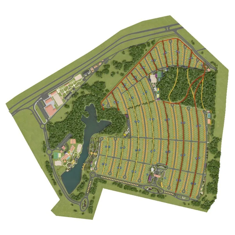 Lotes à venda com 600m² a 1.200m² em condomínio fechado Fazenda Villagio Texas, ...
