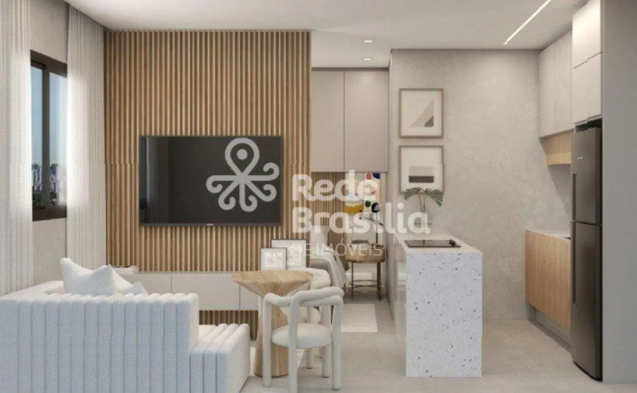Residencial Connect Studios modernos 27m² - QR 202Garanta seu studio no lançamen...