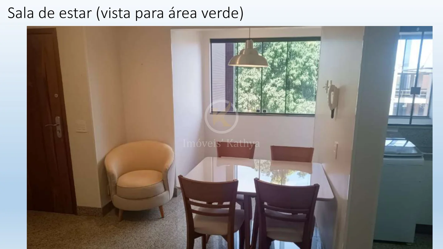 IMOVEIS' KATHYA ALUGA:Apto. 2 quartos (sendo 1 suíte) mobiliado - 63mts² - QRSW-...
