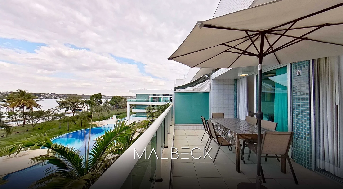LAKE VIEW RESORT | ÚLTIMO ANDAR | VISTA LIVRE PARA O LAGO PARANOÁ | 52 m² | NASC...