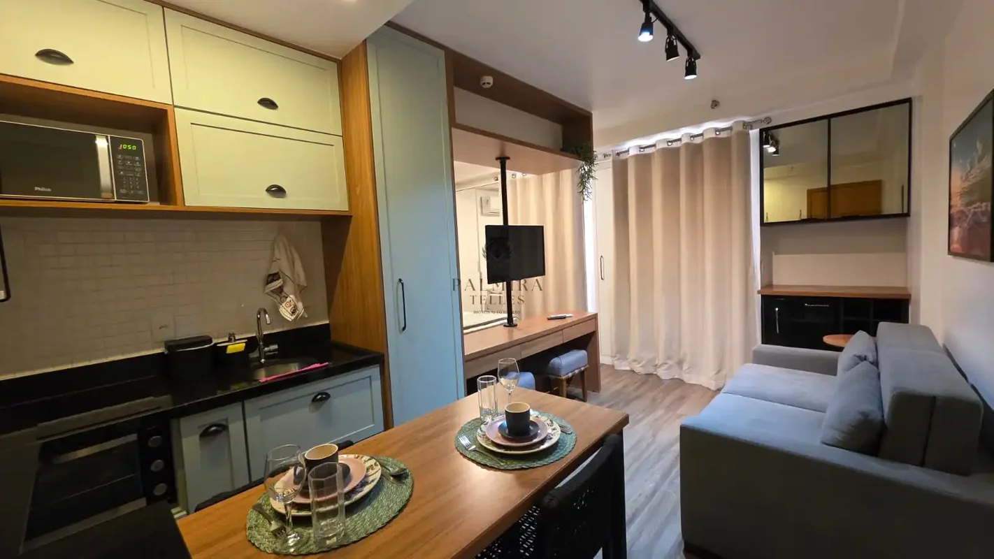  Aluguel no Venice Park Apartamento de 26m², reformado, completo e pronto para m...