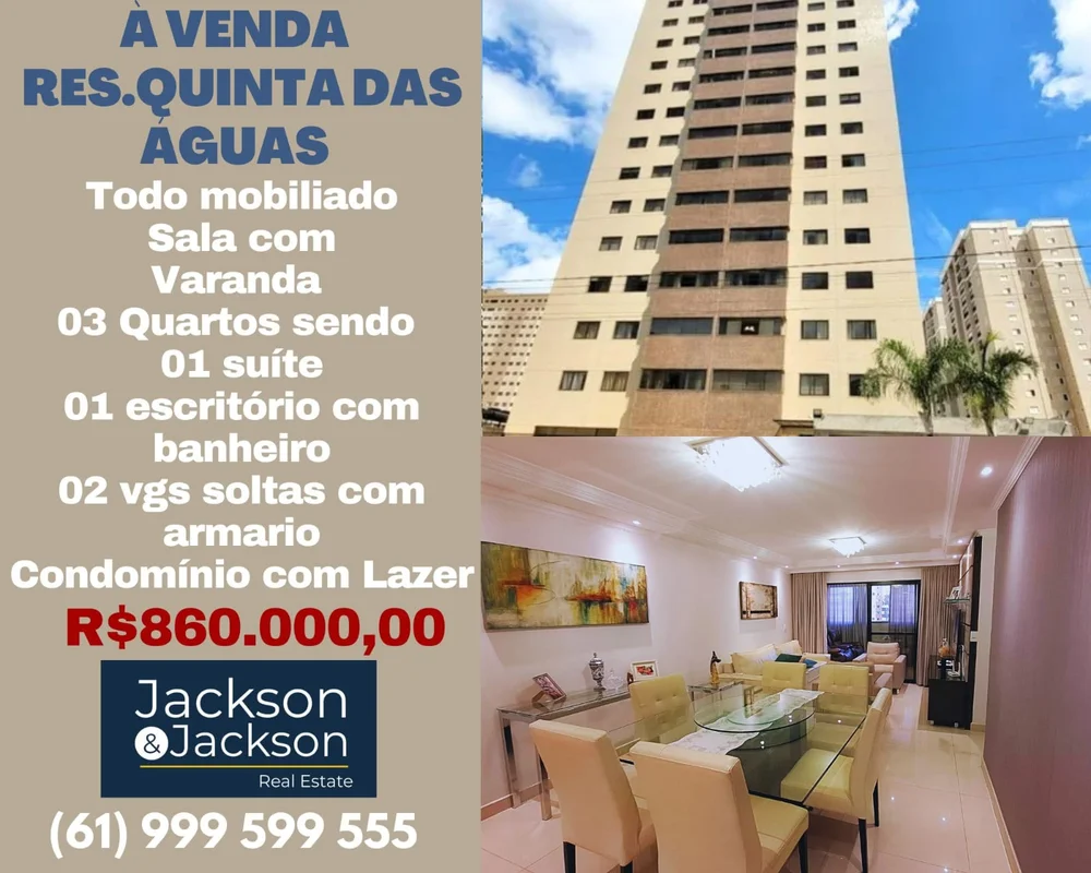Aproveite a oportunidade de morar no coração de Águas Claras, na prestigiosa Ave...