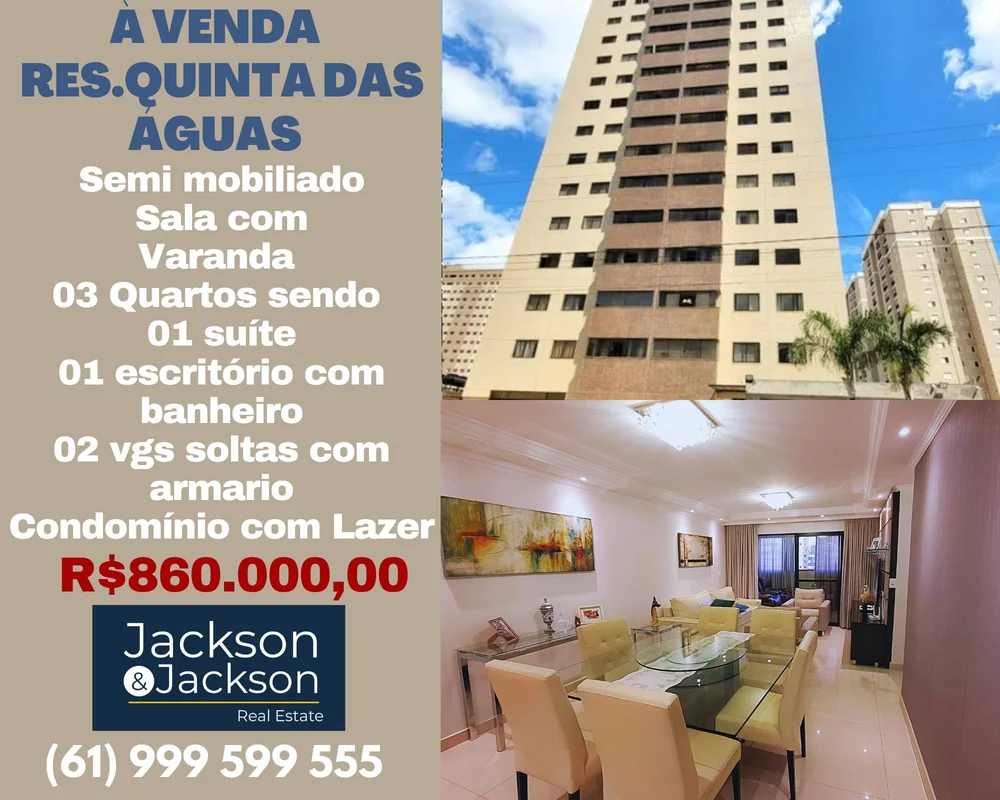 Aproveite a oportunidade de morar no coração de Águas Claras, na prestigiosa Ave...