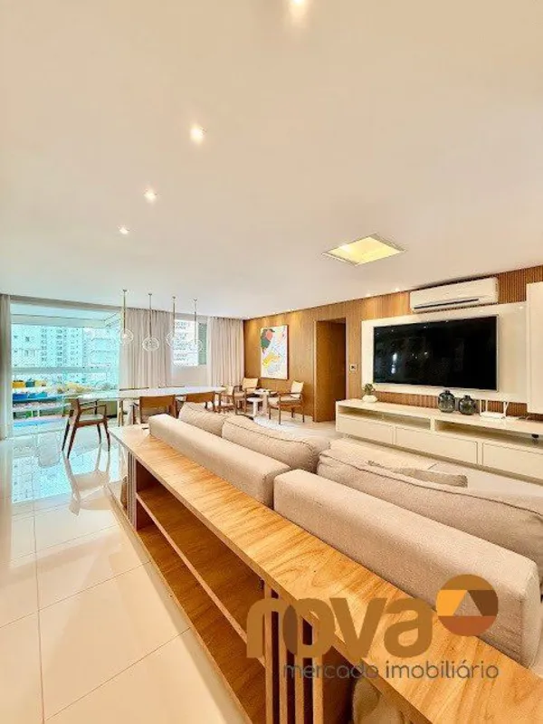 Apartamento 3 suítes Mobiliado e Decorado ,varanda com churrasqueira a carvão no...