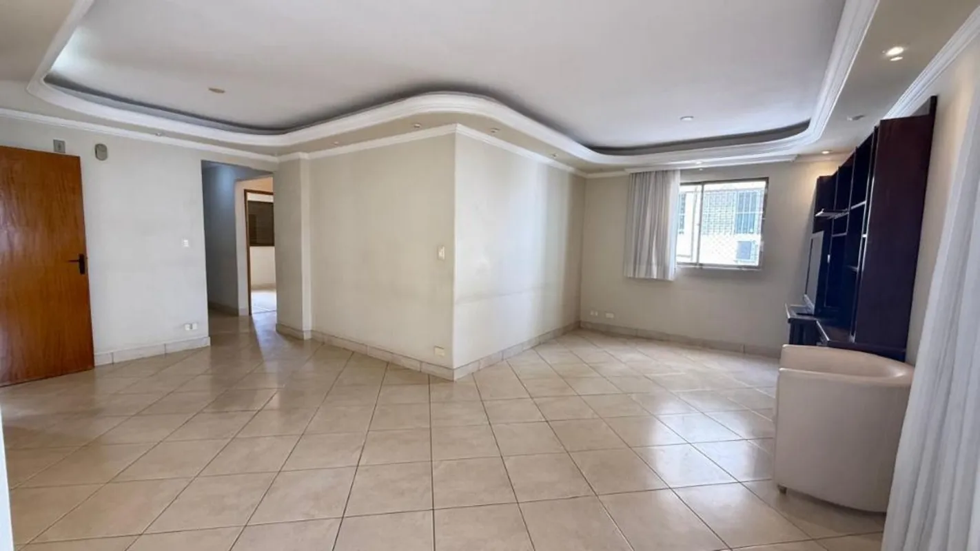 Apartamento com 3 Quartos sendo uma suíte, Sala ampla com três ambientes Projeto...