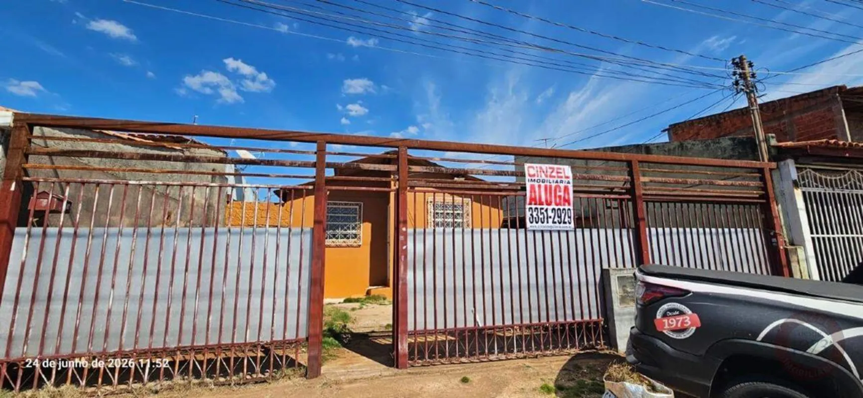 CINZEL IMOBILIÁRIA A MAIS DE 50 ANOS NO MERCADO, ALUGA CASA EM TAGUATINGA NORTE....