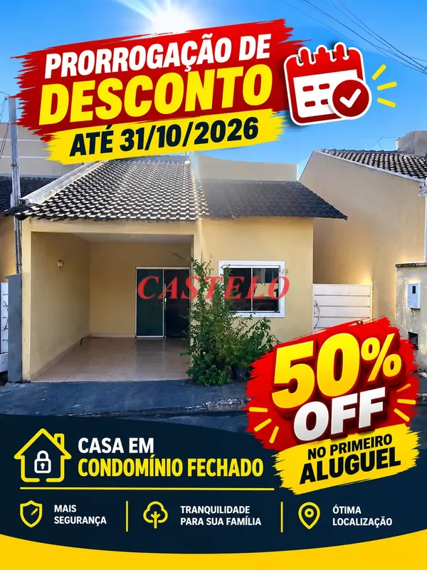 Casa para Locação – Condomínio Balneário Villa Verde | Casa nº 37Apresentamos um...
