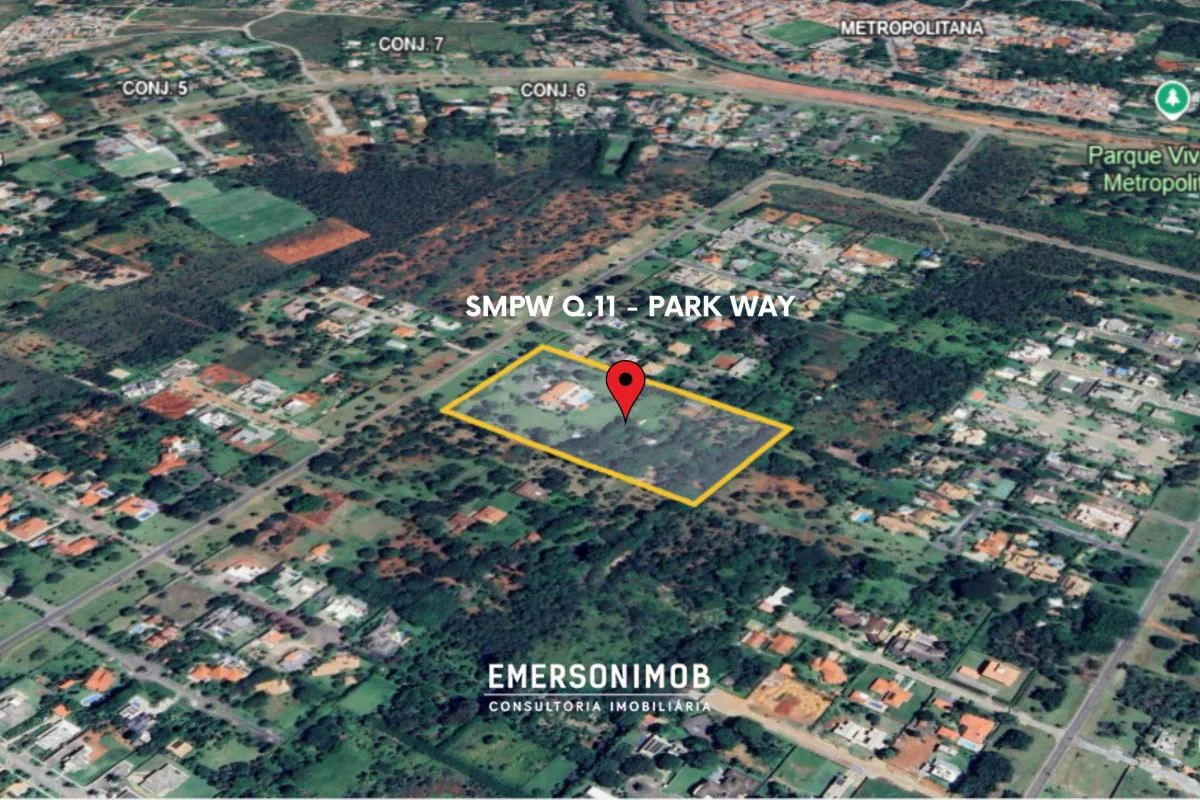 Park Way, lote com 20 mil metros mais 10 mil metros de área verde à venda ! LOTE...
