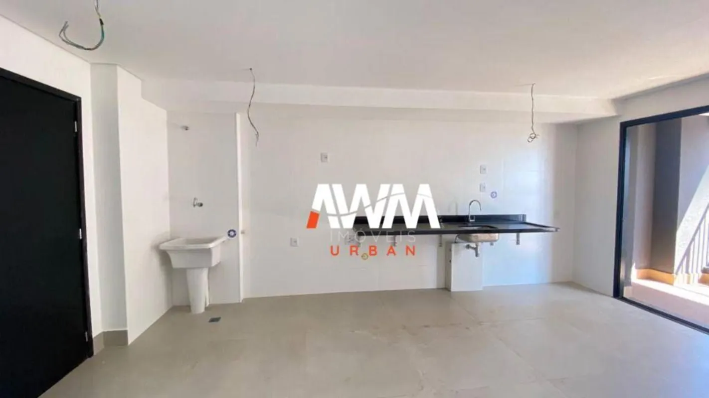 Hub Compact Life - Apartamento de luxo, 2 suítes, varanda balcão, andar com vist...
