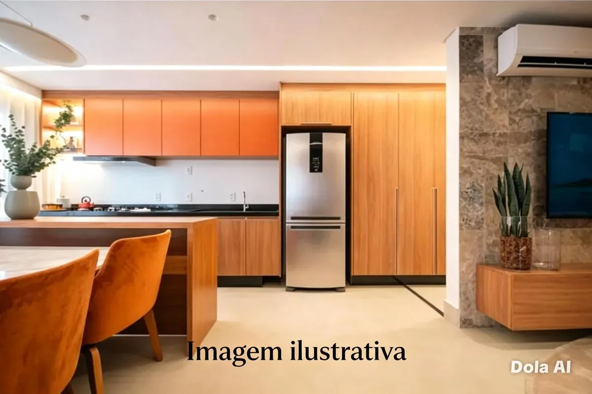 Apartamento com 69,52 m², 2 quartos, 1 suíte, 1 vaga de garagem, no 23º andar, n...
