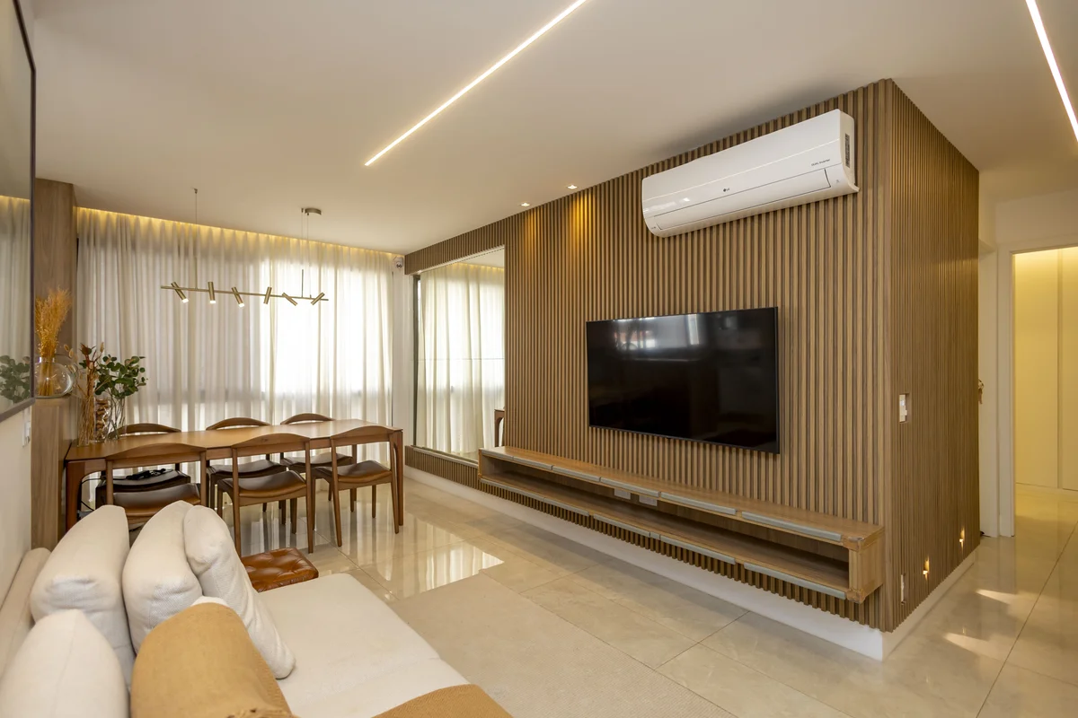 Este apartamento de 79 m² no Noroeste é o exemplo perfeito de como uma planta in...