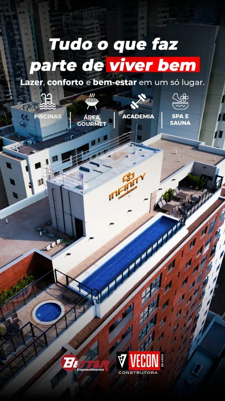 INFINITY RESIDENCE | ÁGUAS CLARAS – DFApartamento de alto padrão | 3 quartos | S...