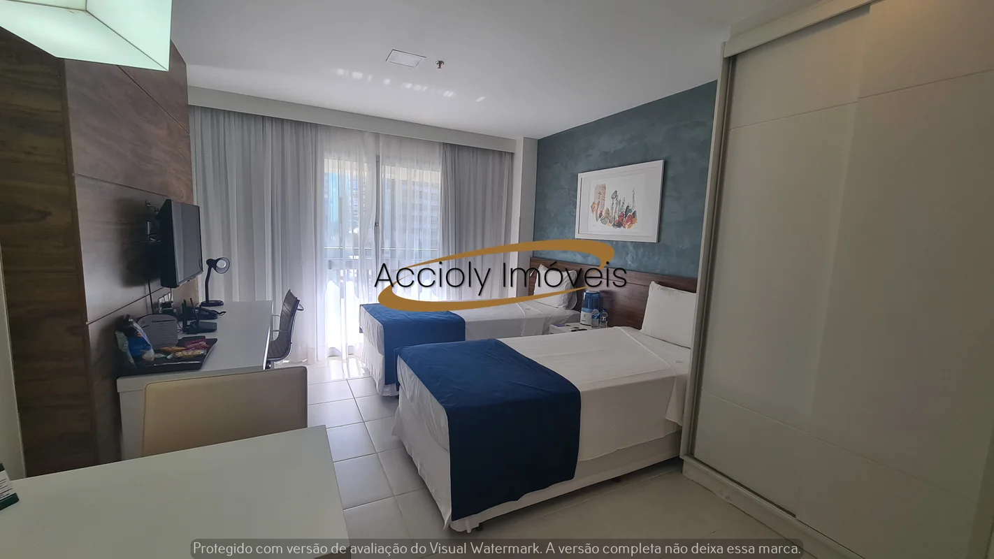 ACCIOLY IMÓVEIS VENDE VISION WORK & LIVEMaravilhoso flat mobiliado, hoje no pool...