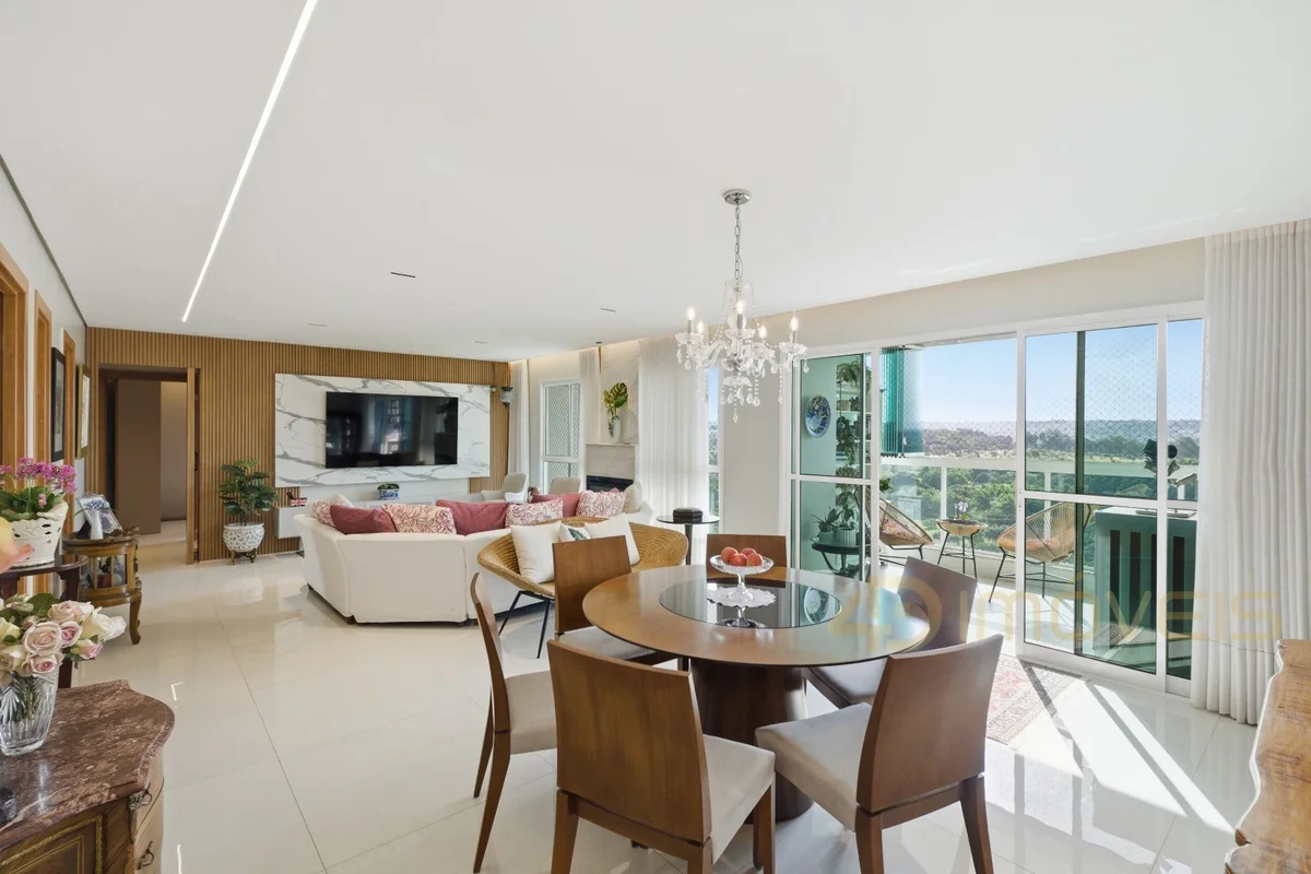 Apartamento à venda no Mansões Paradiso, Águas Claras — 3 suítes, 162m², vista p...