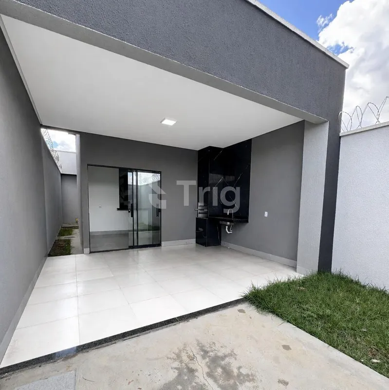 Casa térrea à venda no Residencial Recanto das Garças, em Goiânia, com 100 m² de...