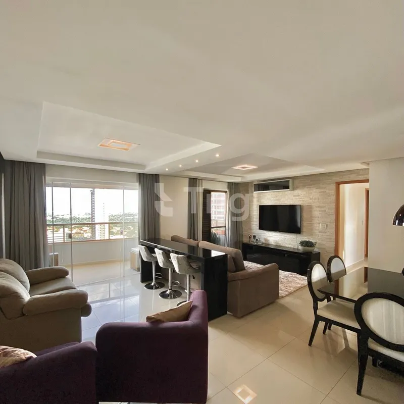 Apartamento mobiliado e decorado de 110 m² com ambientes amplos, planejados e ac...