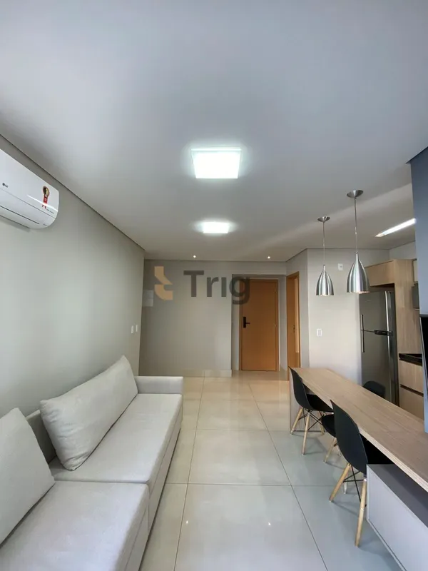 Apartamento mobiliado de 67 m² com planta bem distribuída, 2 suítes e ambientes ...
