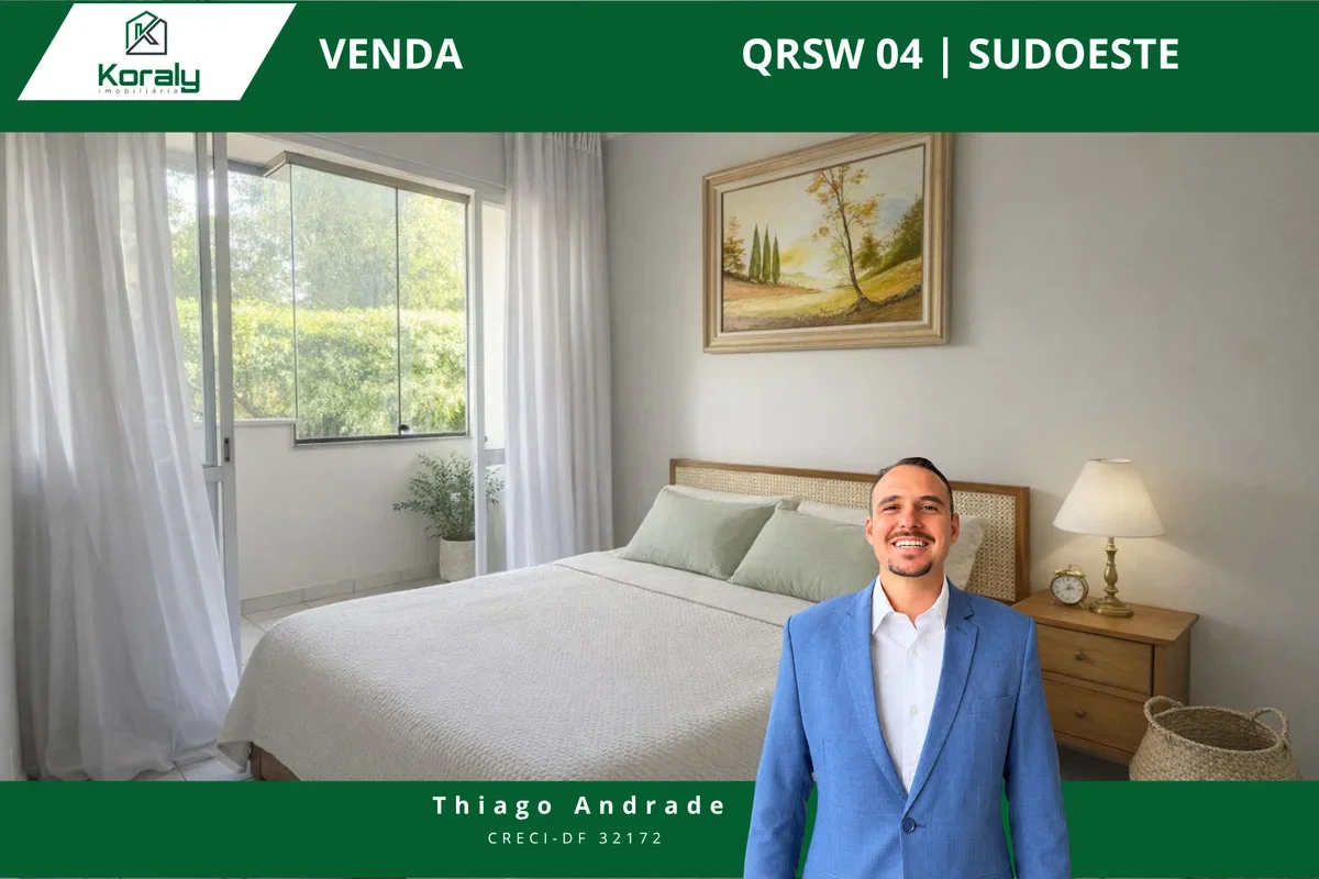 QRSW 4 | Sudoeste - Apartamento 1° andar, 2 quartos, 60 m² de área útilVenha con...