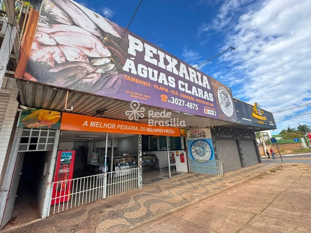Loja Térrea de Esquina à Venda ? QS 10, Avenida Águas Claras | Areal ? Águas Cla...