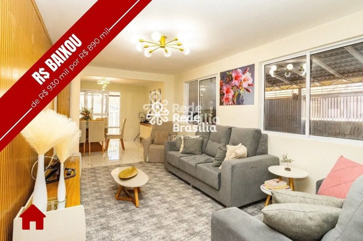 QE 15 | Casa Térrea - 2 Quartos - 1 Suíte - Esquina, Aceita Financiamento e perm...