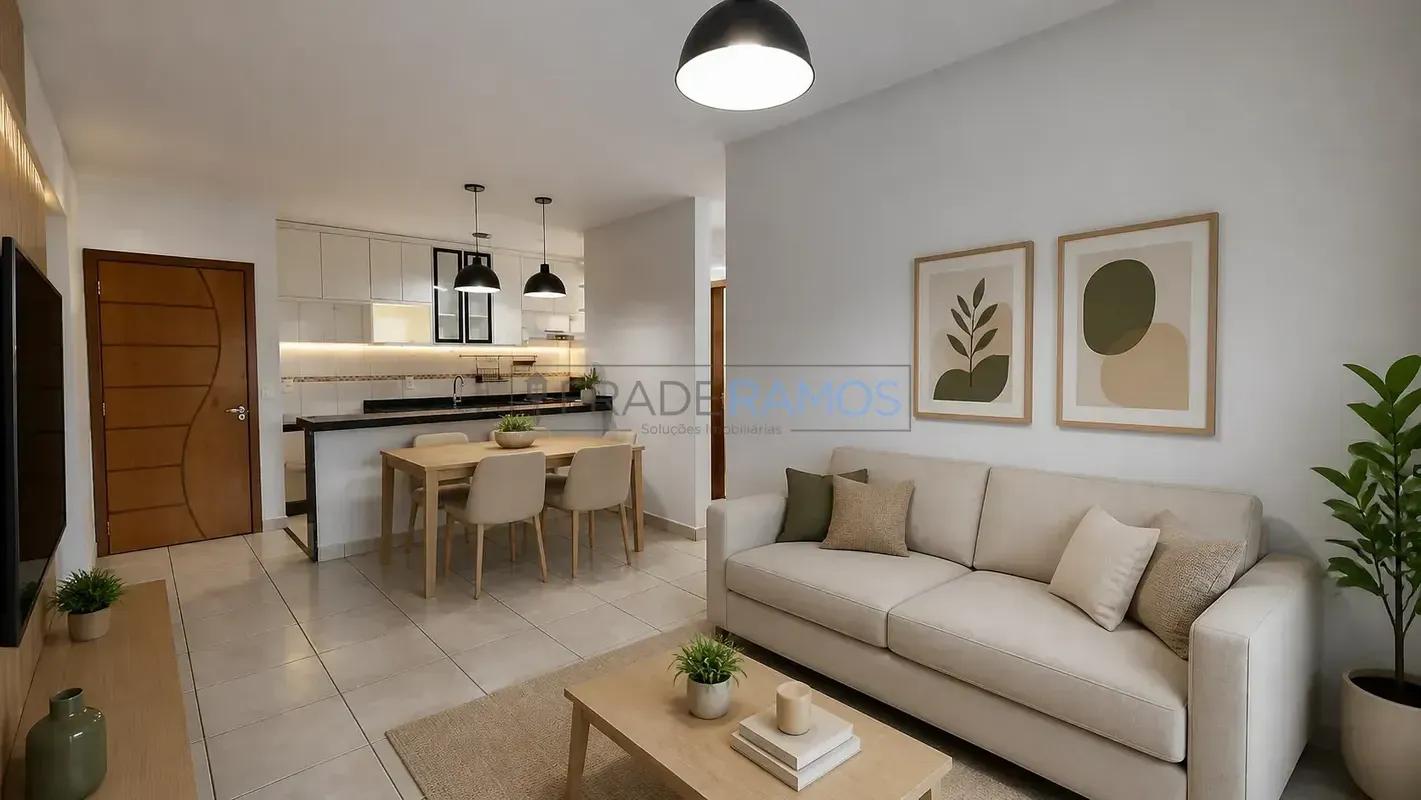 Apartamento à venda no Residencial EuroVille, no Chácaras Alto da Glória, em Goi...
