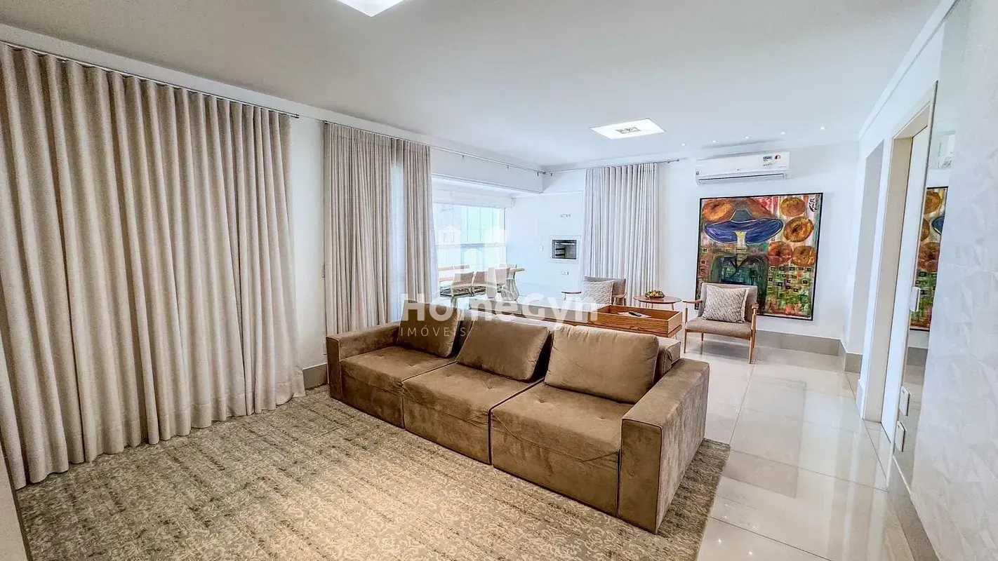 Apartamento mobiliado para locação edifício Chateau Marista - Setor Marista, Goi...