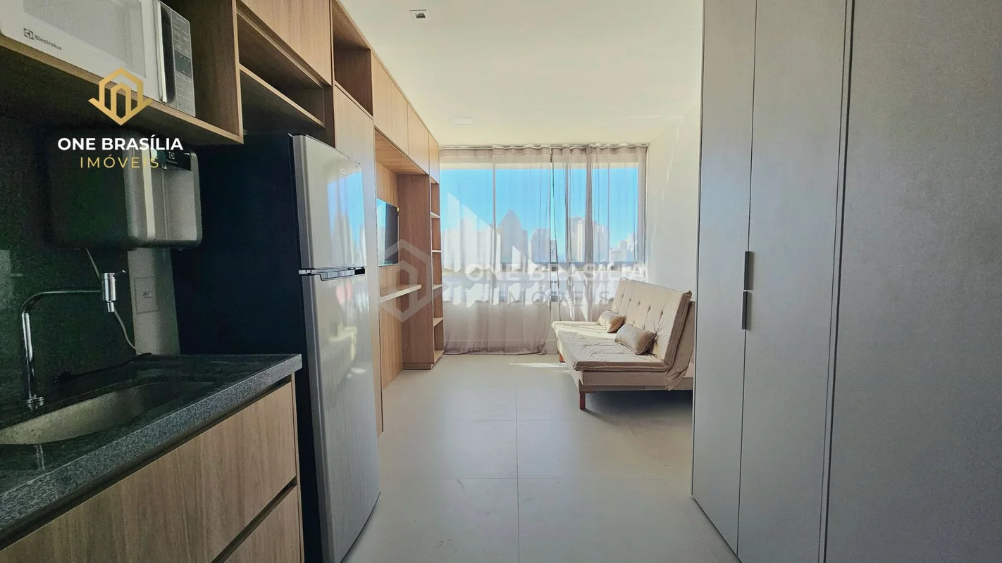 One Brasília Imóveis ALUGA com exclusividade aparamento de 1 quarto no mais novo...