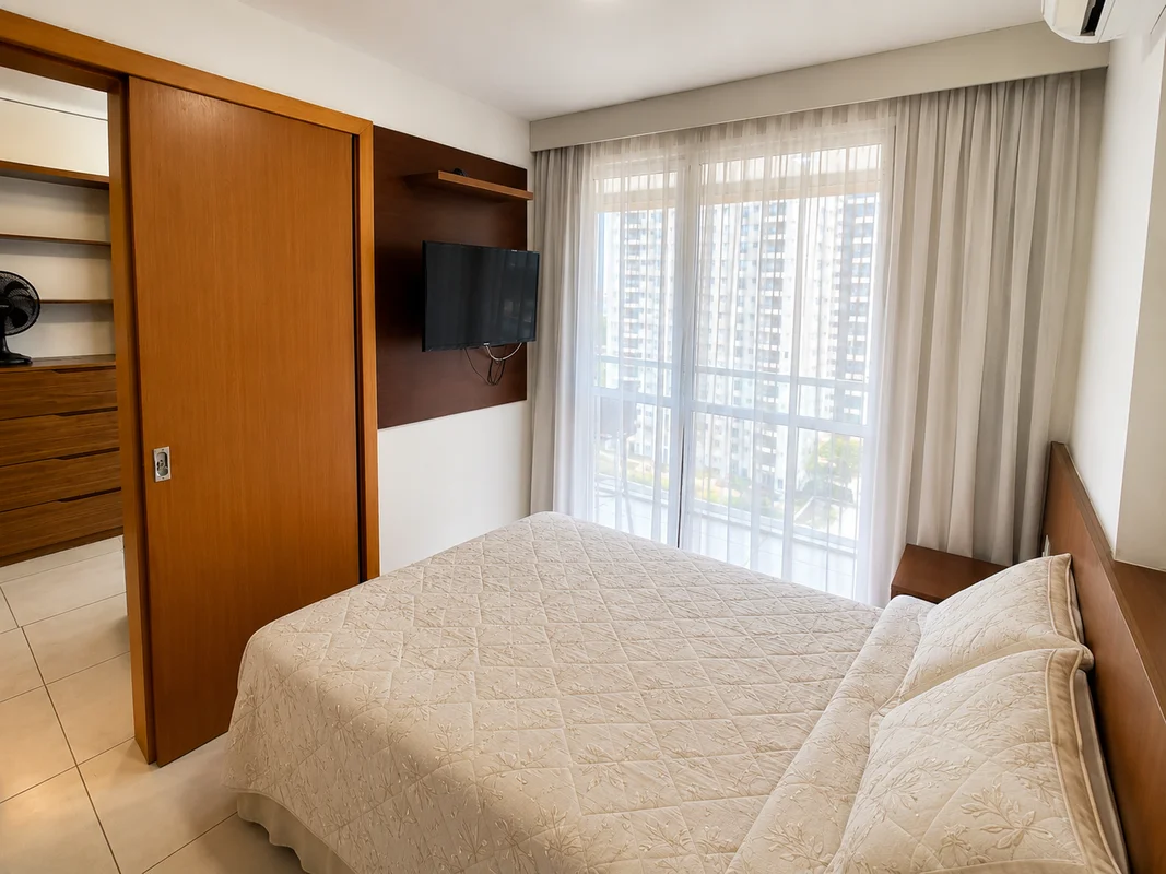 BLEND APARTMENTS – Apartamento mobiliado | 33m² | Andar altoCondomínio e IPTU in...