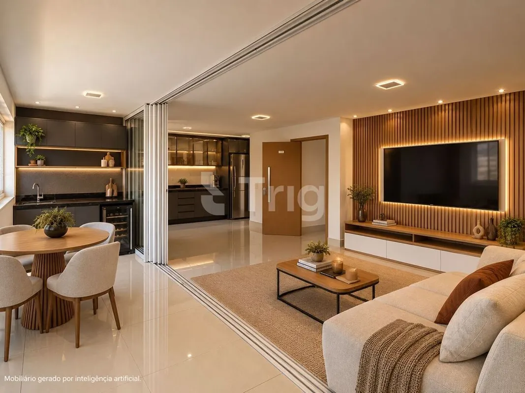 Apartamento moderno, completo em armários e com localização privilegiada no Seto...