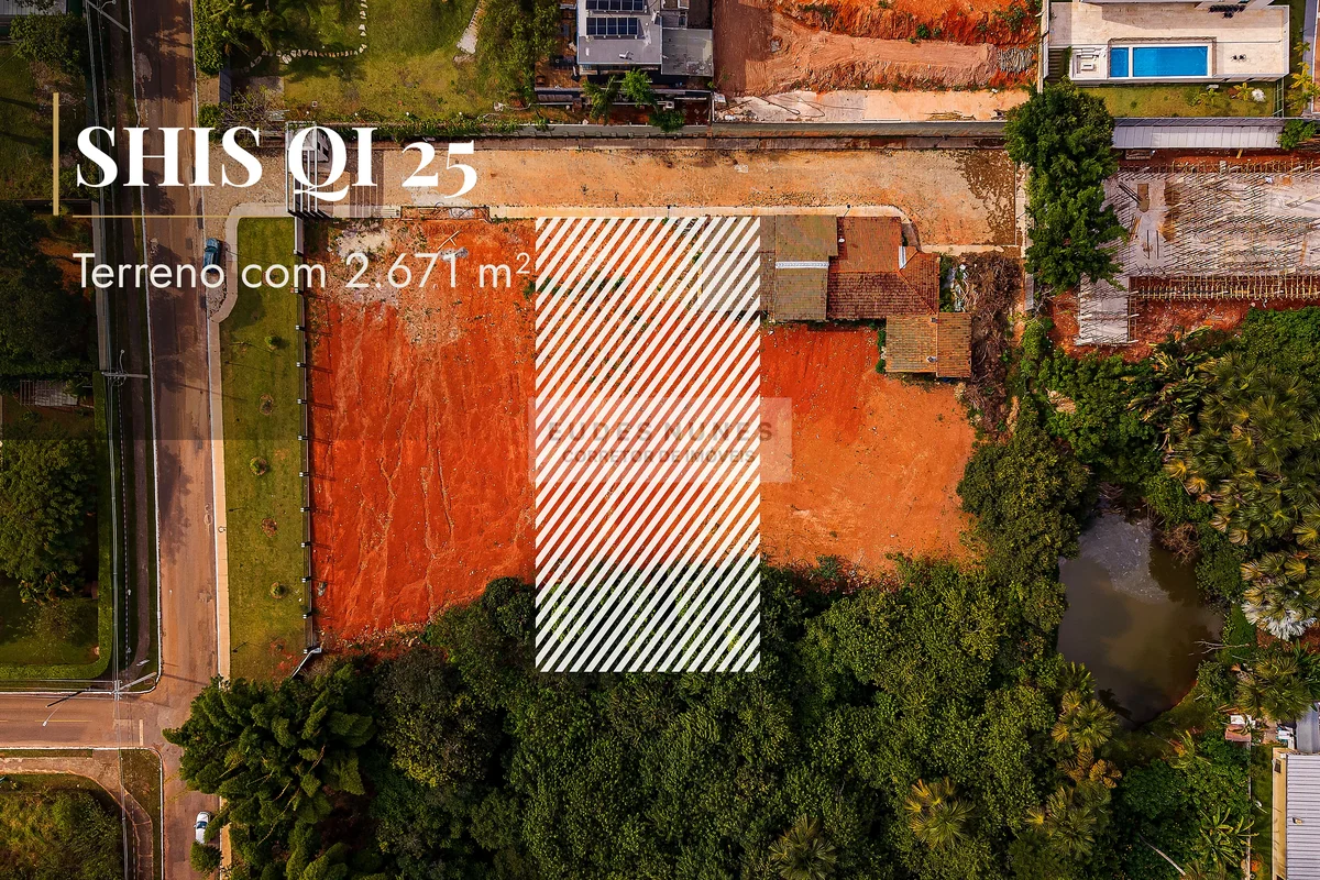 Terreno à venda na SHIS QI 25, Lago Sul, Brasília.1. O projeto começa pelo terre...