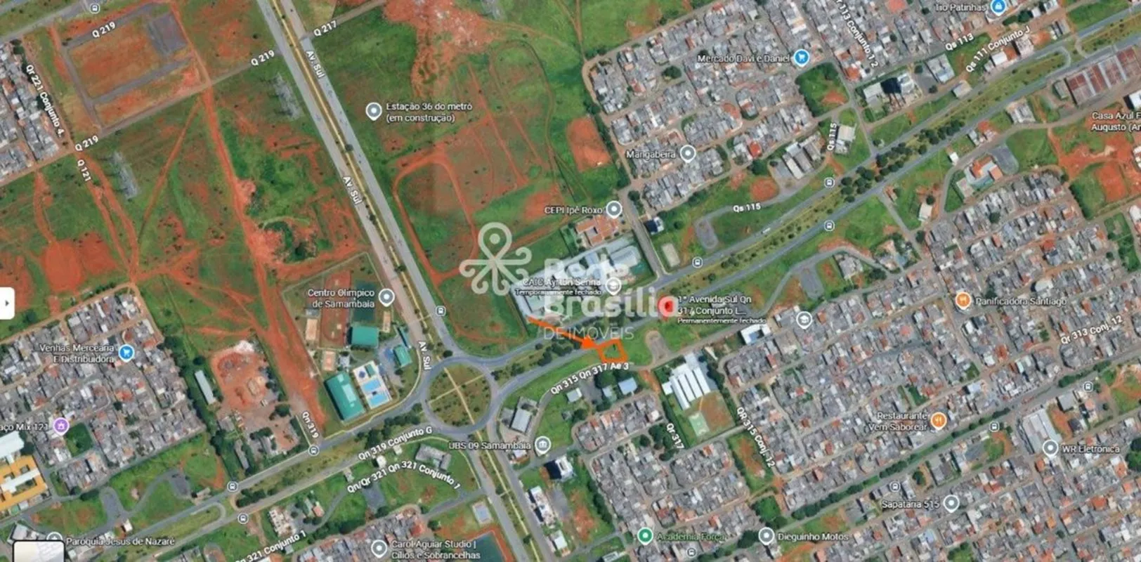 TH35529 - Qn 317 Samambaia, Terreno Comercial, 894m². Agende sua visita! Lote co...