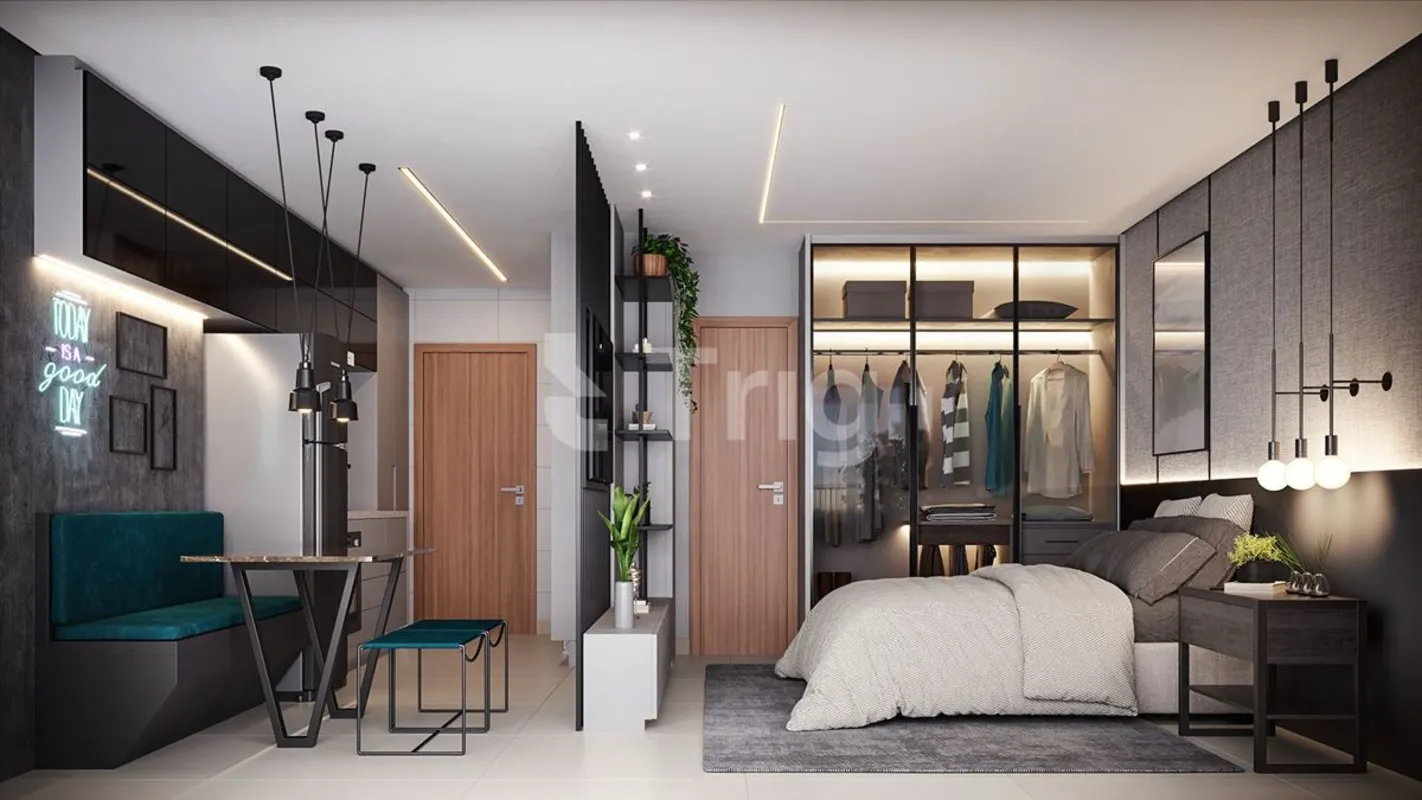 Apartamento mobiliado de 48 m² no Storya Casa Versátil, no Setor Marista, com 1 ...