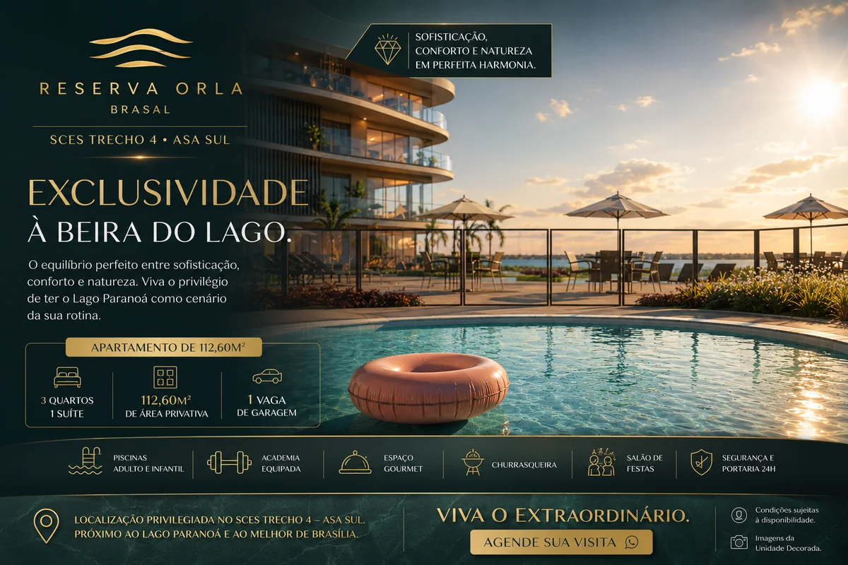 Reserva Orla Brasal | Exclusividade, sofisticação e o privilégio de viver à beir...