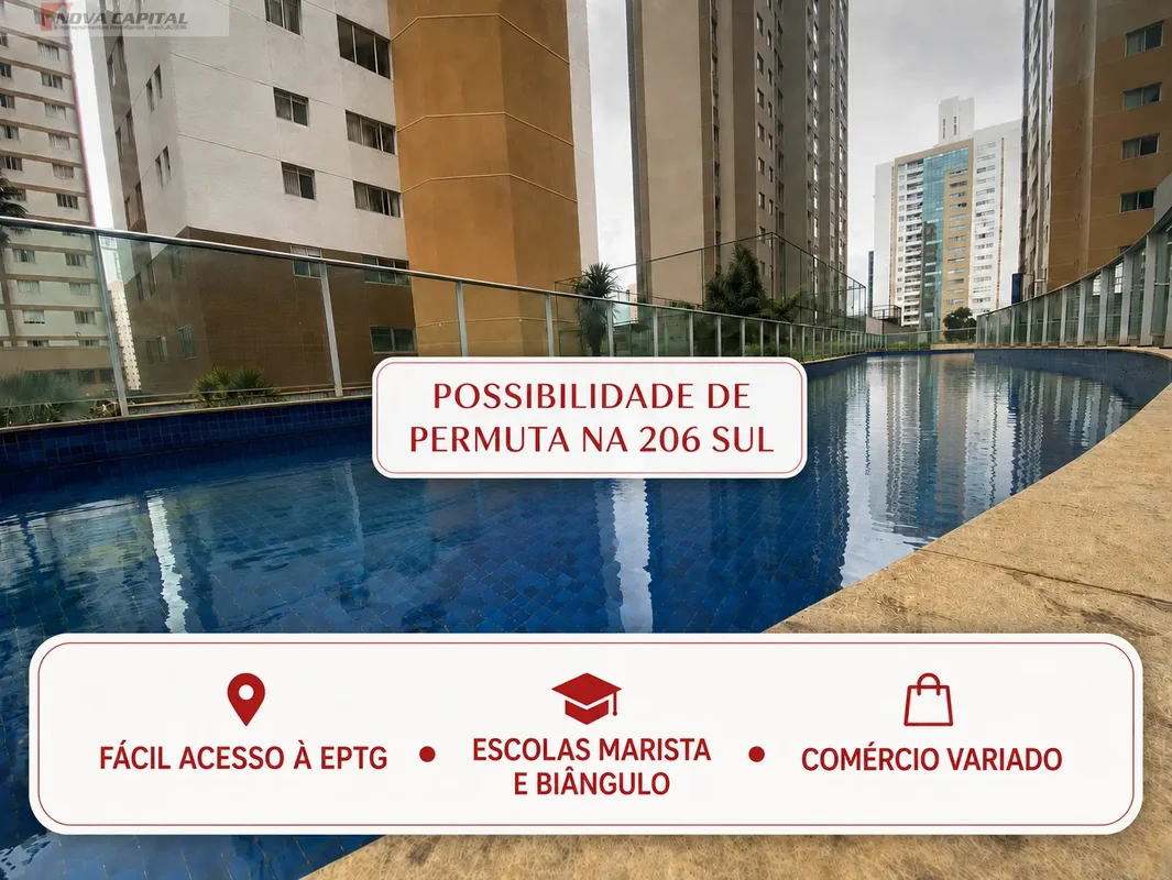 Rua 4 sul - Condomínio Residencial Real Garden - Elegance - Águas ClarasApartame...