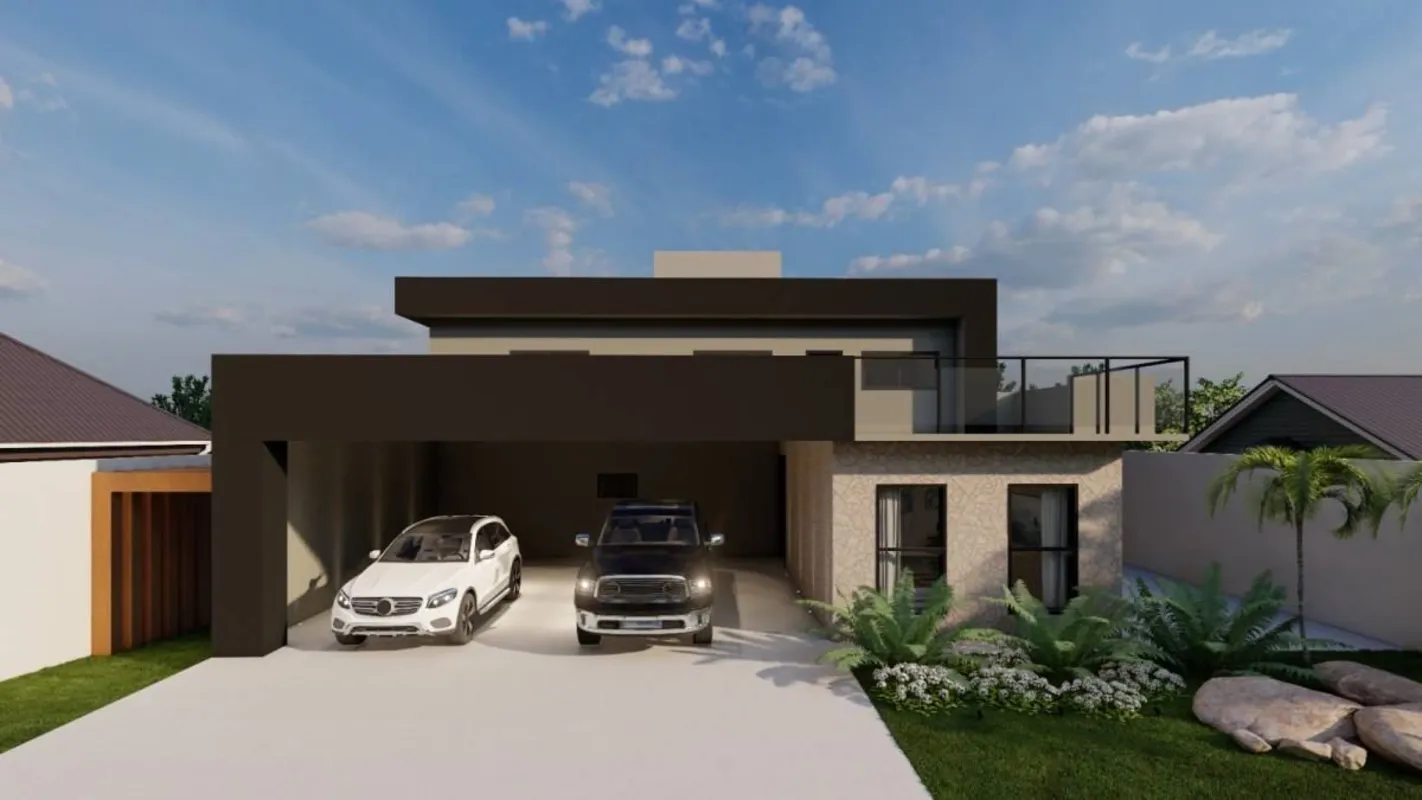 Feito 420m²    construção sendo 4 quartos suitessalasala jantar Cozinha Despensa...