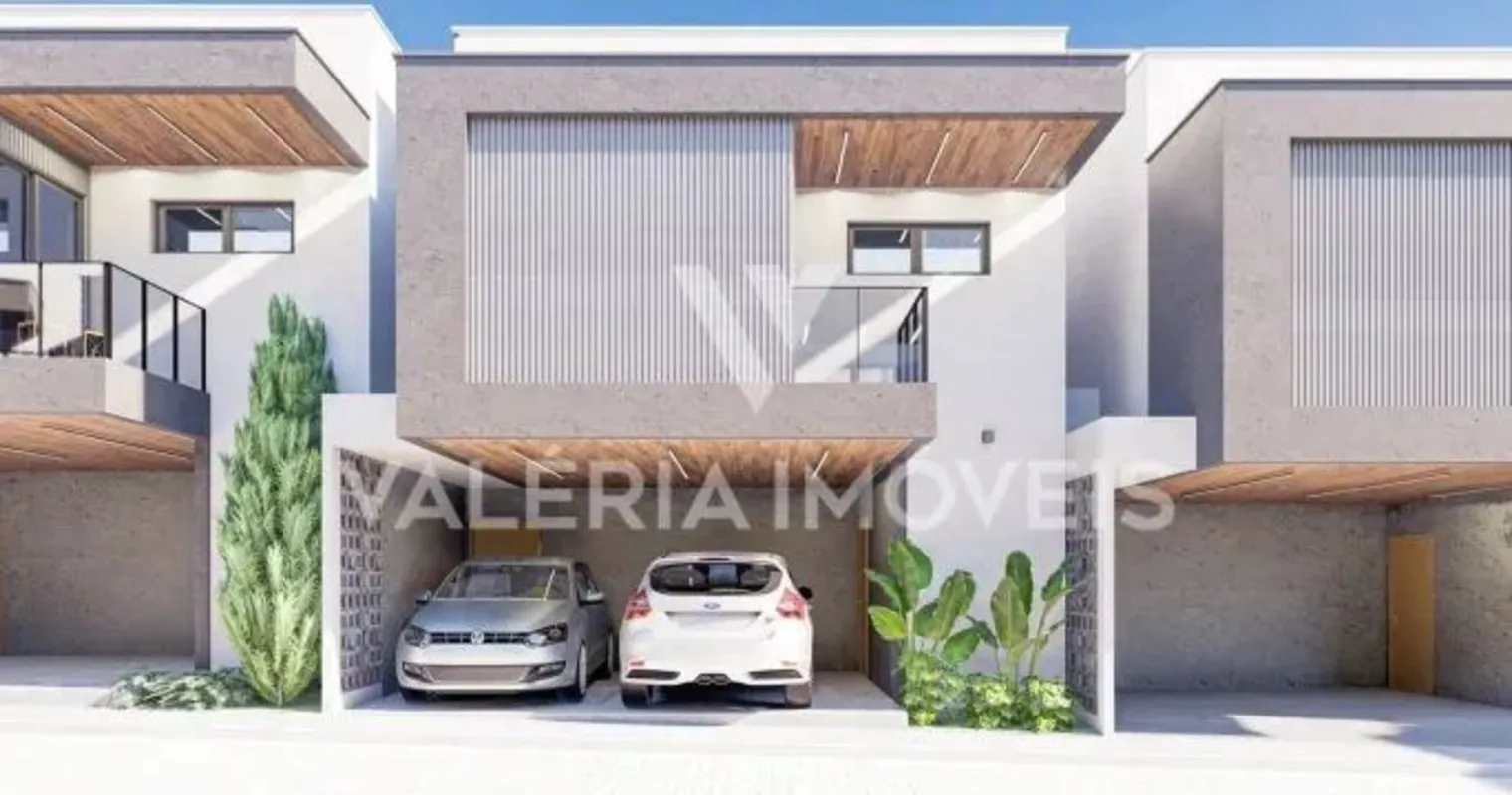 Casa Sobrado em Condomínio horizontal House Garden JaóPossui 3 suítes plenas2 va...