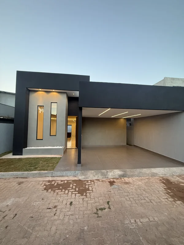 Conjunto 4. Casa moderna com 3 suítes, sendo 2 com closetÁrea construída de 200 ...