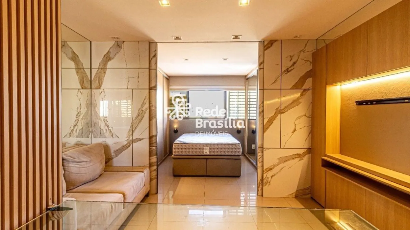 CRNW 510 - Apartamento Semimobiliado Com 1 Quarto - Noroeste - DFDescubra o conf...