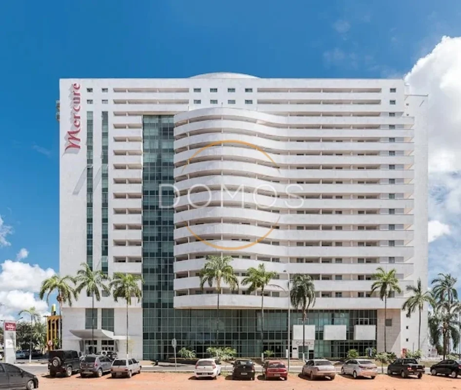 Flat Totalmente Mobiliado para Locação – Mercure | Setor Hoteleiro NorteMore com...
