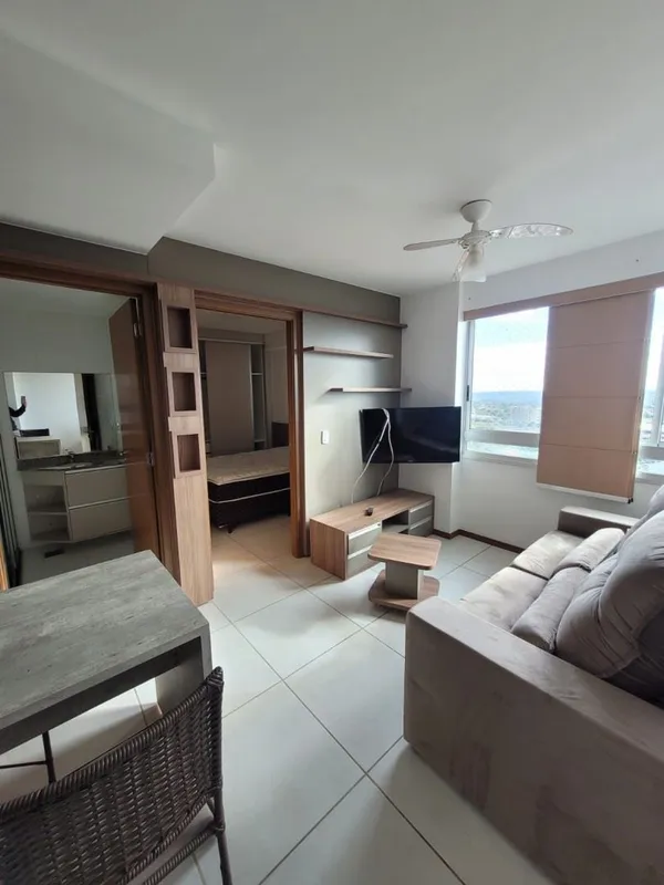 APARTAMENTO COM 01 QUARTO TOTALMENTE MOBILIADO, SALA, COZINHA, BANHEIRO, COM 01 ...