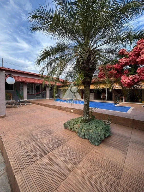 Casa Térrea + 3 Suítes + Com Laje + Lazer com Piscina! Morada Colonial, Nova Col...