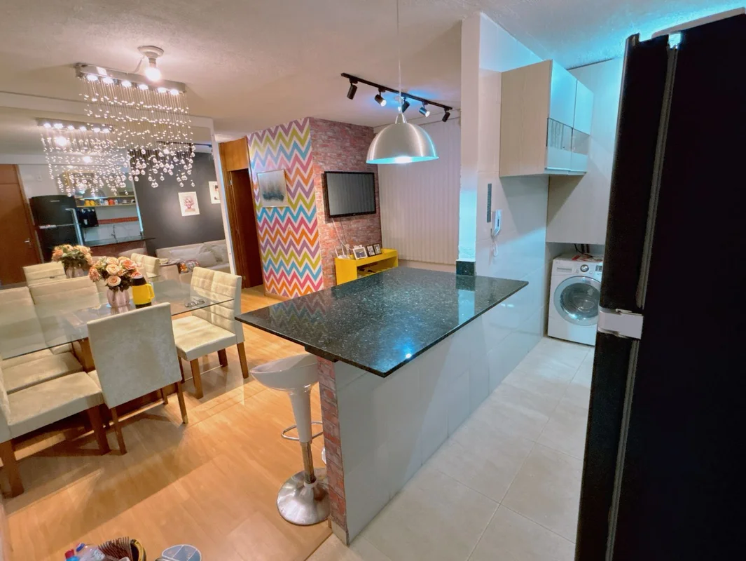 ESPECIFICAÇÕES DO IMÓVEL:Área útil de 71 m², com 3 quartos, sendo 1 suíte com cl...