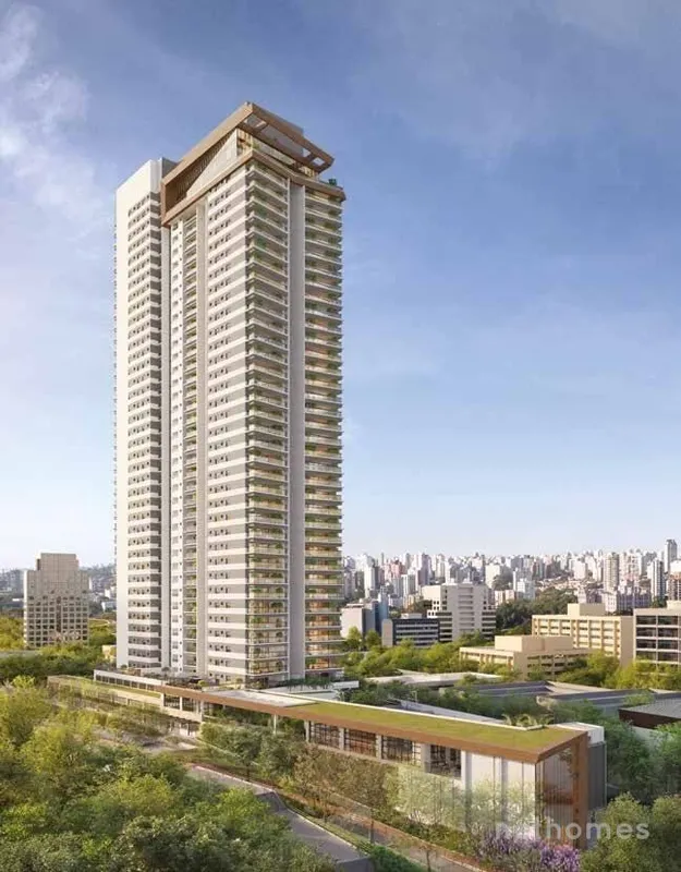 O alto padrão do mercado imobiliário agora em um grandioso complexo multiúso int...