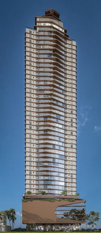 Uma edificação residencial multifamiliar que incorpora o conceito da beleza natu...