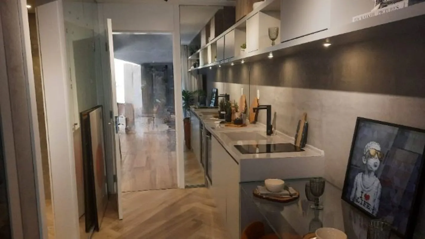 Apartamento Studio Charmoso Recém-Entregue! IMAGENS ilustrativas do projeto. Imó...