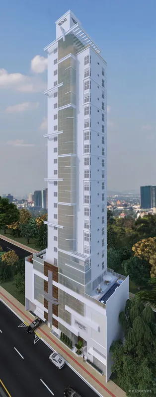 Infraestrutura completa, com piscina, churrasqueira, solarium, portão eletrônico...