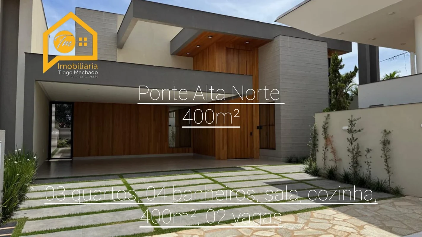 Excelente casa no Condomínio Royal – Ponte Alta NorteLocalizada em uma região pr...