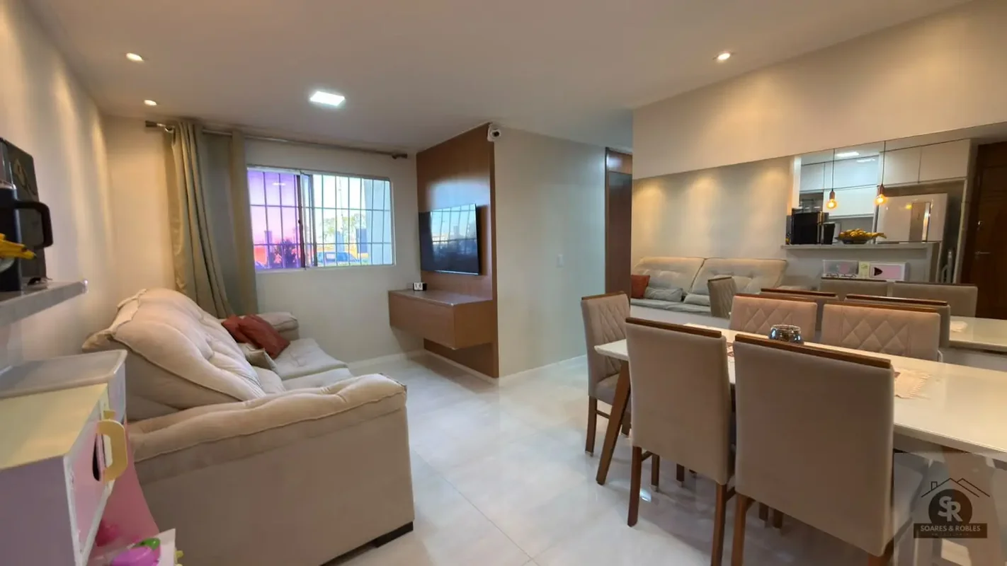 Parque Riacho 41, apto de 61m², 3 qtos com suíte, térreo, nascente, lazer e gara...