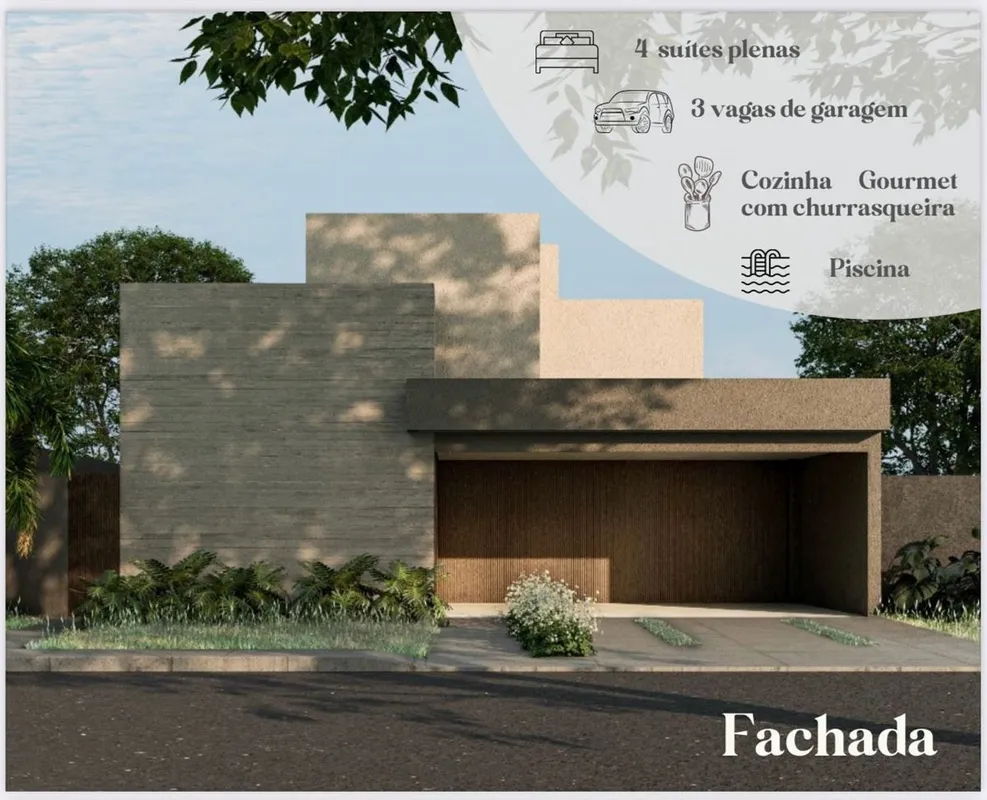  Casa Térrea Alto Padrão - Jardins Atenas | Goiânia - GO Localizada no desejado ...